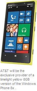 AT&T Exclusive: Nokia Lumia 920 for $100