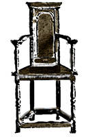 Caquetoire - Gossip Chair - Popular in The Late Sixteenth Century Europe