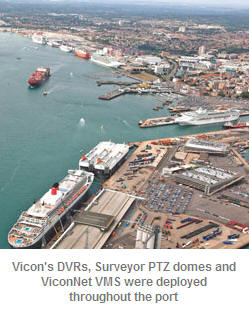 Vicon Secures The Port of Southampton with Complete Surveillance Solutions