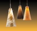 Nora Italian Art Glass Pendants Now Feature 10w LED Lamps with Dimmable Driver