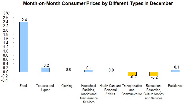 Consumer Prices for December 2012_2