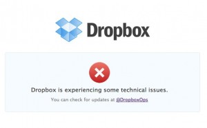 Dropbox Users Face Weekend Frustration