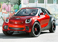 2013 Detroit: Smart Forstars Sports Utility Coupe (SUC) Concept Charges up The Crowd