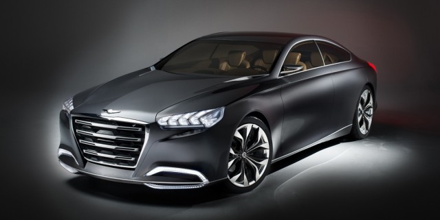Hyundai HCD-14 Genesis Concept Previews Future Luxury Sedans