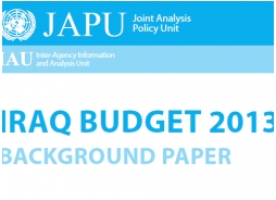 New Background Paper on Iraqi Budget