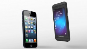BlackBerry Z10 vs. iPhone 5