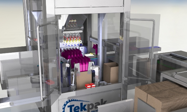 TekPak Launches New High-Speed Case Packer