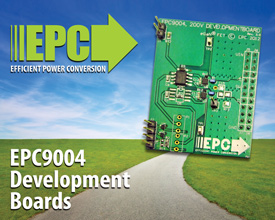 EPC Development Board Aids Design of Power Systems with 200V eGaN FETs in Combination with Dedicated TI Gate Driver