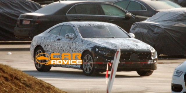 Mercedes-Benz S-Class Coupe Caught