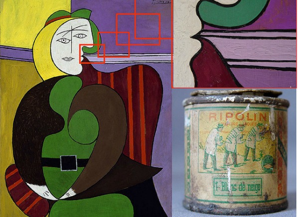 for Some Masterpieces, Picasso Used Common House Paint