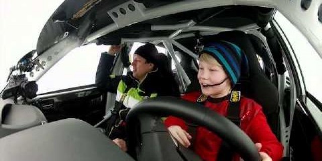 11-Year-Old Rally Ace Tears up Snow Tracks