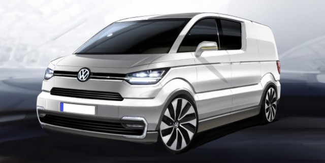 Volkswagen e-Co-Motion Concept: Electric Van Sketched