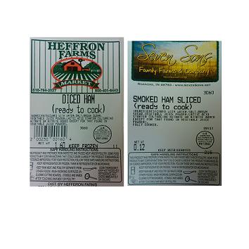 Byron Center Wholesale Meats Recalls Ham Products in US