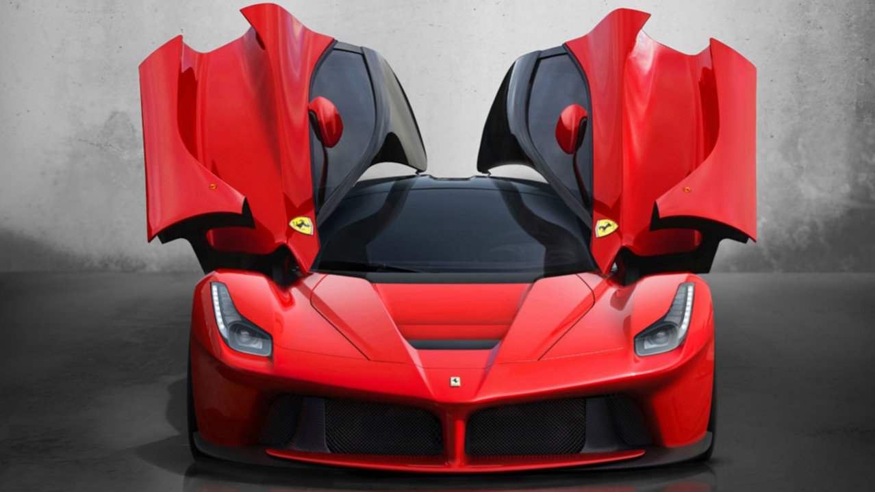 Ferrari Unveils Laferrari Hybrid Sports Car at Geneva Motor Show