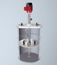 Drum Emptying System for Transferring Higher-Viscosity Materials