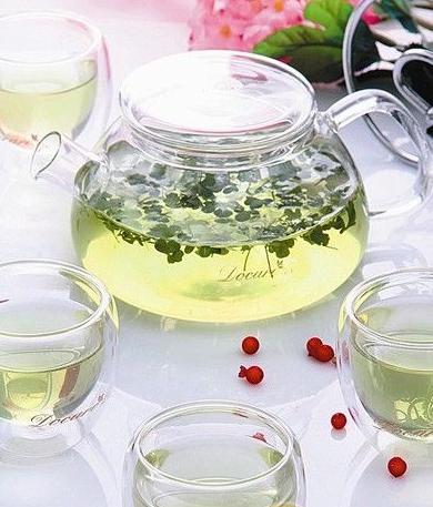 Fresh and Translucent High Borosilicate Glass Tea Set