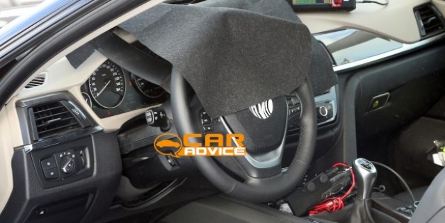 BMW 4 Series Coupe Interior Spied