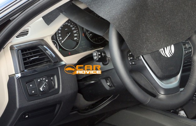 BMW 4 Series Coupe Interior Spied_1