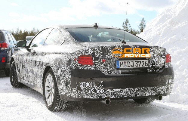 BMW 4 Series Coupe Interior Spied_4