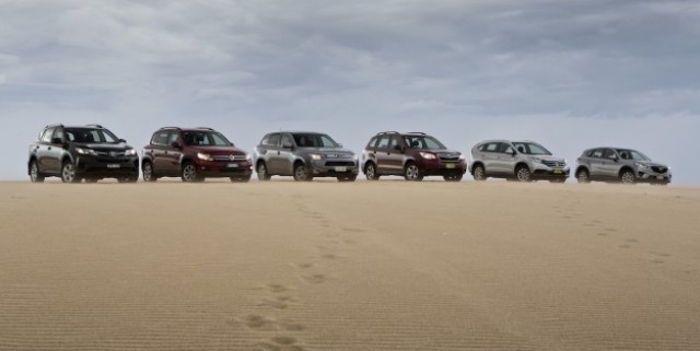 SUV Comparison: Mazda CX-5 v Toyota RAV4 v Subaru Forester v Honda CR-V v Mitsubishi Outlander v Volkswagen Tiguan