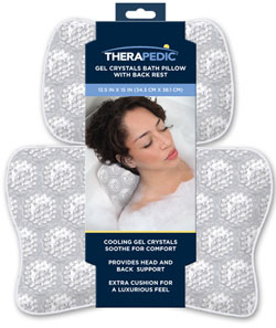 Therapedic Jumps Into Bath with New Gel Crystal Bath Pillow