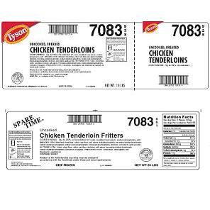 Tyson Foods Recalls Breaded Chicken Products in US Over Undeclared Allergen