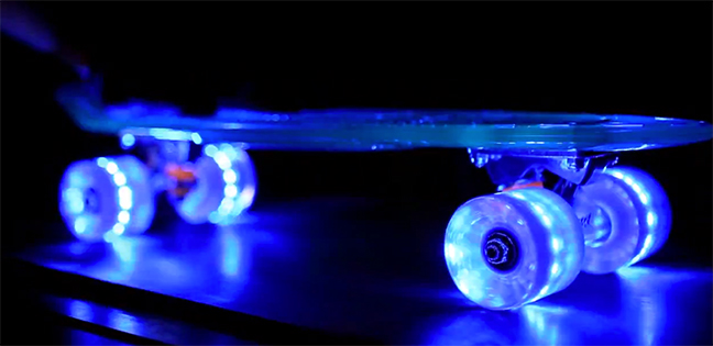 Sunset Skateboard's LED Skateboard Wheels
