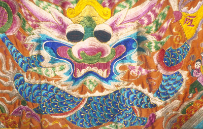 Auspicious Design on China Silk