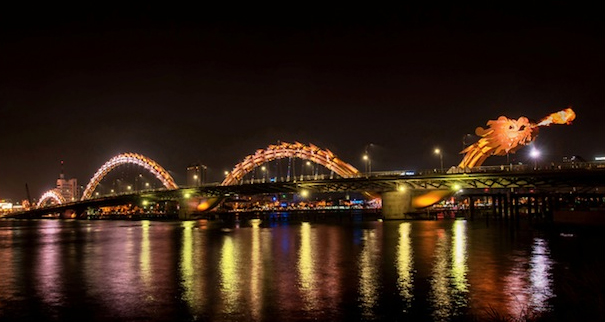 Vietnam's Fire Breathing Dragon Bridge_1