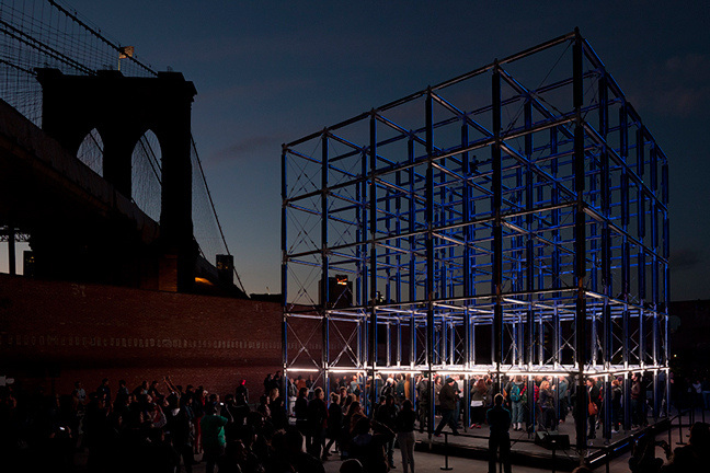 United Visual Artist's Create a 32 Feet Tall LED Light Cube_1