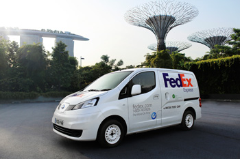 FedEx Express to Test Nissan E-NV200 in Singapore