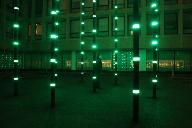 Studio Roosegaarde's BOO Light Installation