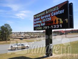 Military LED Signs Project for Fort Gordon Army Base_1