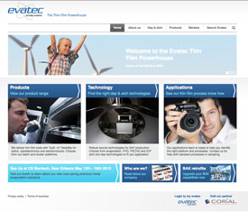 Evatec Launches New Website