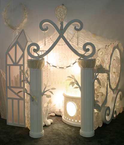 Kirsten Hassenfeld's Intricate Paper Lighting Displays_5