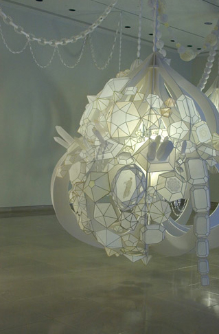Kirsten Hassenfeld's Intricate Paper Lighting Displays_6