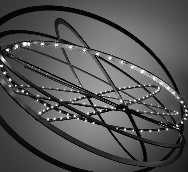 Artemide's Copernico 500 Lamp: 384 Rotating LEDs