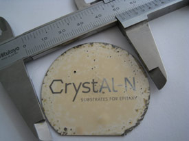 Crystal-N Switches to 2-Inch Bulk Aln Wafer Production