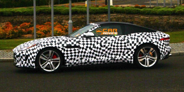 Jaguar F-Type Coupe Spied in The Metal_1