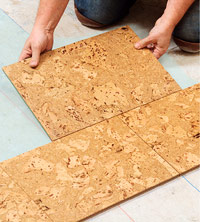 Installing Cork Tiles