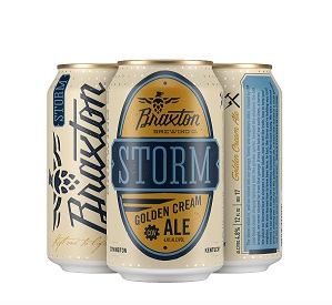 Braxton Brewing Launches Its First Canned Beer with Storm Golden Cream Ale