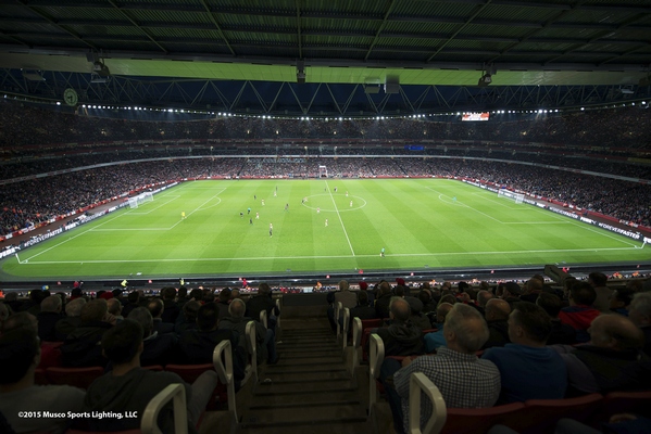 Emirates Stadium Showcases Musco’s LED Lighting Solution