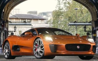 Jaguar C-X75 Supercar in London