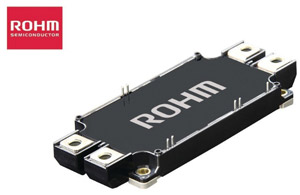 Rohm Expands Full-Sic Power Module Lineup with 1200V/300A Model for High-Power Inverters and Converters in Solar Power Conditioners and Industrial Equipment