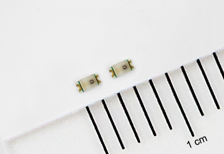 New High Brightness Single Rank Chip LEDs from ROHM for Industrial Equipment