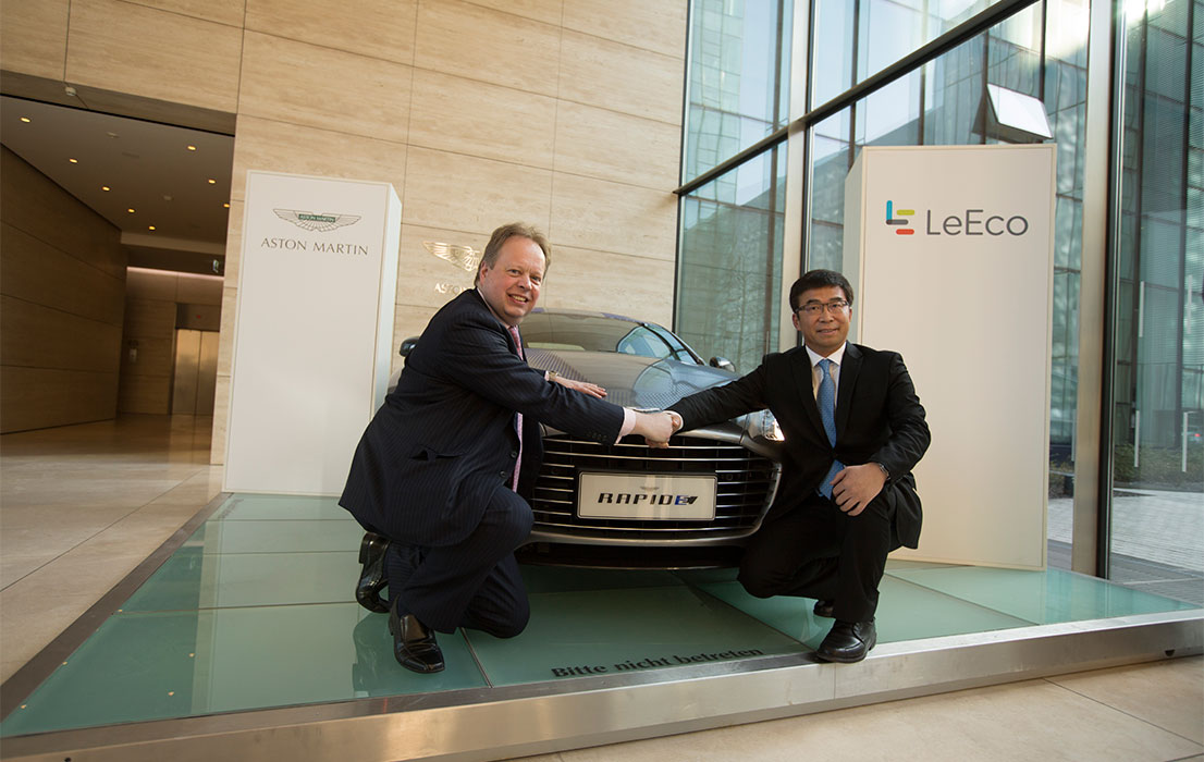 Aston Martin and LeEco Join Hands to Develop Electric Car