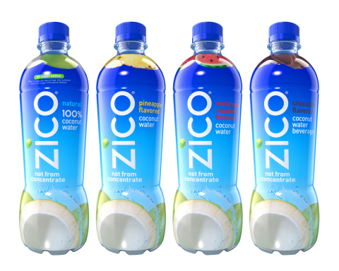 ZICO Unveils New Bottle Design For Coconut Water Products