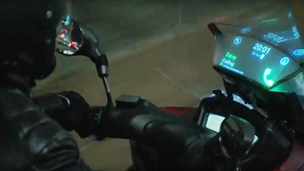 Samsung's Smart Windshield Is The Coolest Motorcycle Tech You’ll See Today