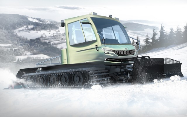 Skoda Enters Into New Auto Business Segment with Snow Vehicle