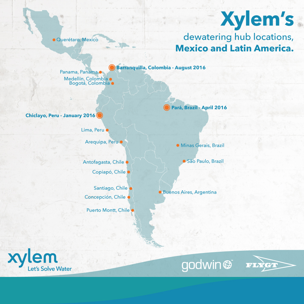 Xylem Expands Latin American Dewatering Pump Rental Business_1